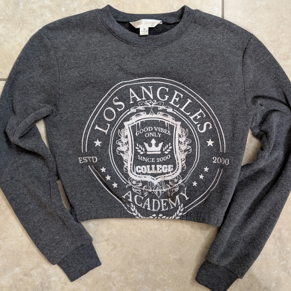 J for Justify Jackets & Blazers - J for Justify Charcoal Sweatshirt